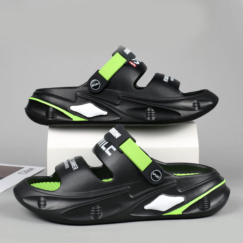 Dikke Kussen Sandalen Met Een Sponsachtige Sensatie