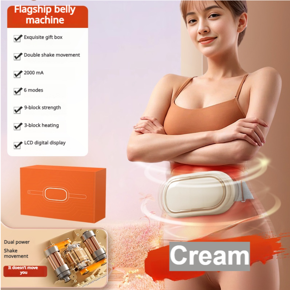 [Bonne transformation corporelle] Appareil d'amincissement abdominal paresseux