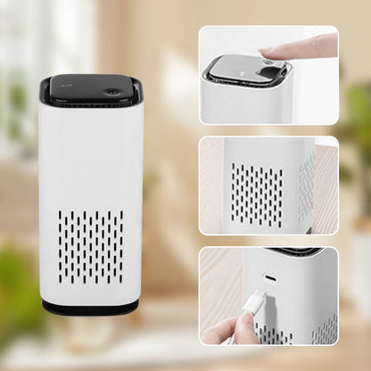 ✨Nouveauté——OFFRE LIMITÉE 50 % DE RÉDUCTION✨Purificateur d'air compact rechargeable et silencieux