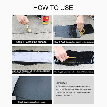 🍃✨🔰Polyuréthane Imperméabilisation et réparation des fuites Revêtement écologique🍃✨🔰
