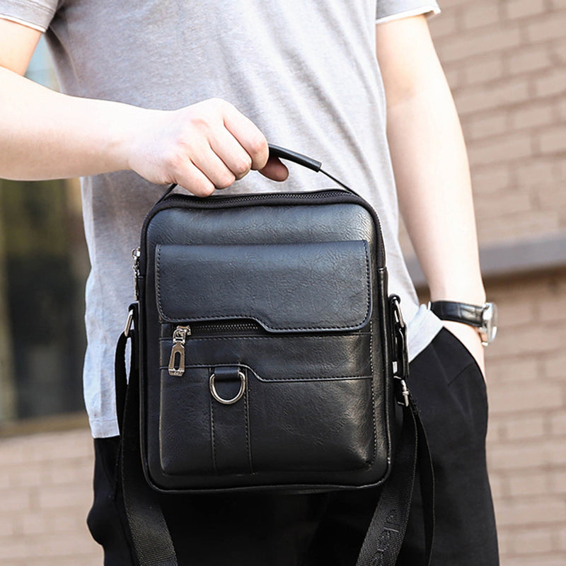 Zakelijke casual tas voor heren met grote capaciteit – duurzaam nylon, met laptopvak en georganiseerde vakken voor werk en reizen