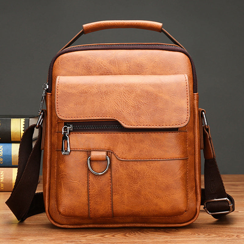 Zakelijke casual tas voor heren met grote capaciteit – duurzaam nylon, met laptopvak en georganiseerde vakken voor werk en reizen