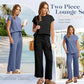 🌺 Hot Sale 49% OFF🌺 New Women's  Sleeveless Top & Wide-Leg Pants 2-Piece Set