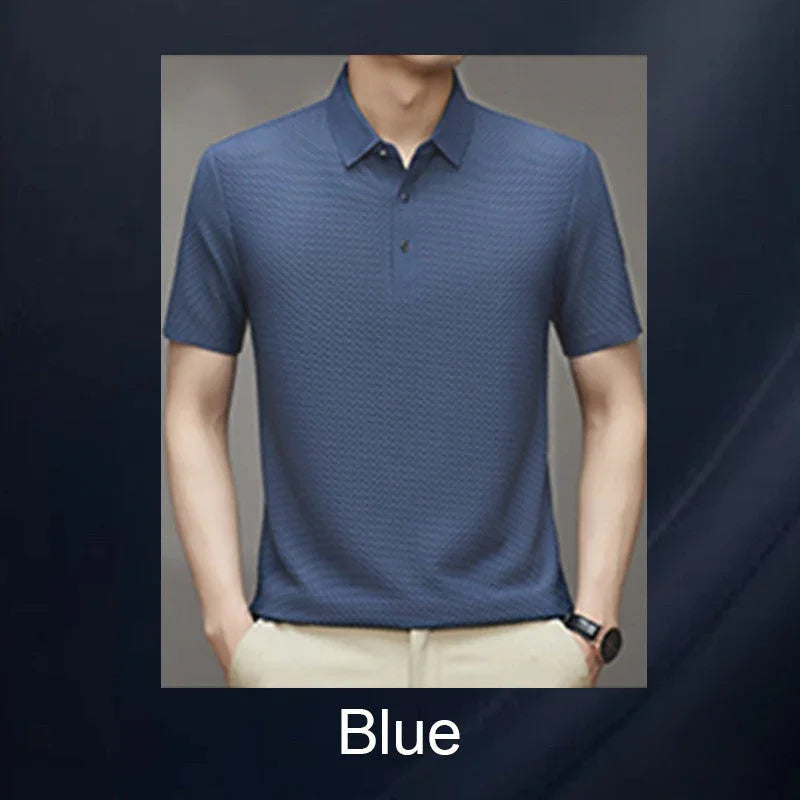 🎊 50% KORTING ❄️ Heren Zomer T-Shirt in Verkoelende Zijdezachte Stof