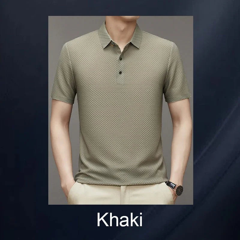 🎊 50% KORTING ❄️ Heren Zomer T-Shirt in Verkoelende Zijdezachte Stof