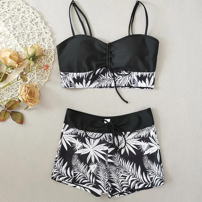 🏖️Nieuw ontwerp 2026👙✨Tweedelige badpakset met print voor dames