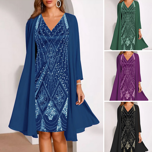 👗✨Nieuwe stijl 2026: chiffon jurk met 3D-digitale print!🔥