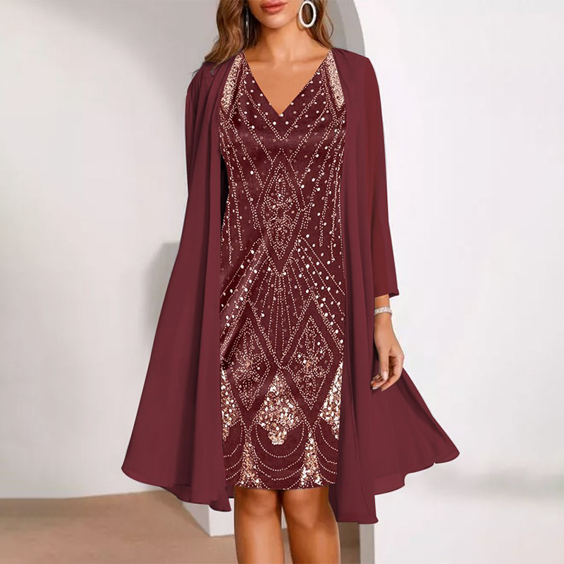 👗✨Nieuwe stijl 2026: chiffon jurk met 3D-digitale print!🔥Koop er 2 en profiteer van gratis verzending