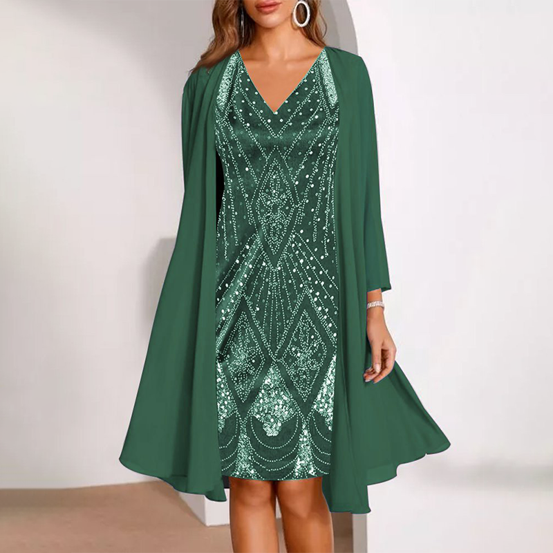👗✨Nieuwe stijl 2026: chiffon jurk met 3D-digitale print!🔥Koop er 2 en profiteer van gratis verzending
