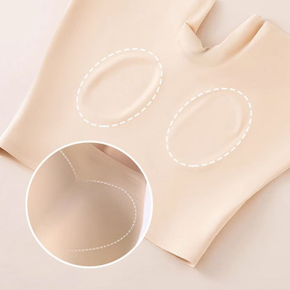 Vrouwen Hoog taille Ice Silk Ondergoed met Tummy-control Hip-lifting