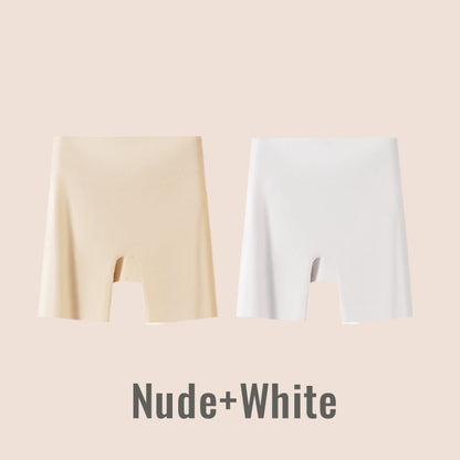 Vrouwen Hoog taille Ice Silk Ondergoed met Tummy-control Hip-lifting