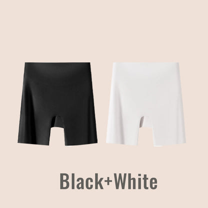 Vrouwen Hoog taille Ice Silk Ondergoed met Tummy-control Hip-lifting