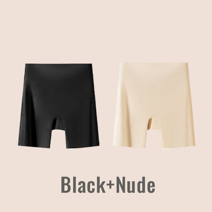 Vrouwen Hoog taille Ice Silk Ondergoed met Tummy-control Hip-lifting