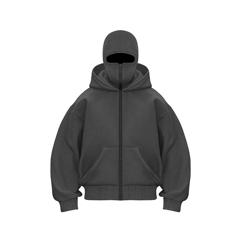 🎁 Vente chaude 50% de réduction 🔥 Sweat à capuche zippé Ninja pour hommes et femmes - Protection complète