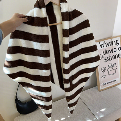Écharpe châle triangulaire tendance pour femme