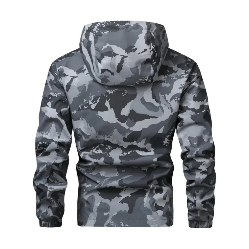 🦅 Veste camouflage pour homme : capuche, plus de poches et résistante aux intempéries – Parfaite pour l'extérieur et la ville !