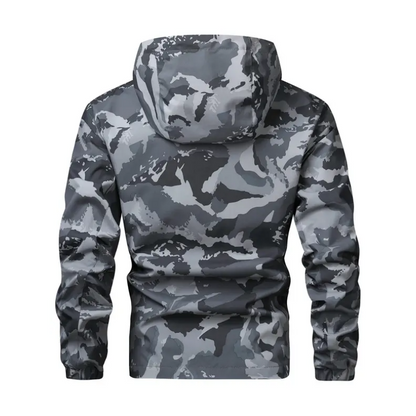 🦅 Veste camouflage pour homme : capuche, plus de poches et résistante aux intempéries – Parfaite pour l'extérieur et la ville !