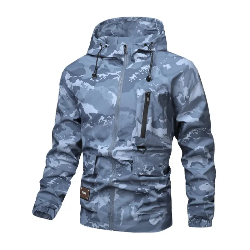 🦅 Veste camouflage pour homme : capuche, plus de poches et résistante aux intempéries – Parfaite pour l'extérieur et la ville !