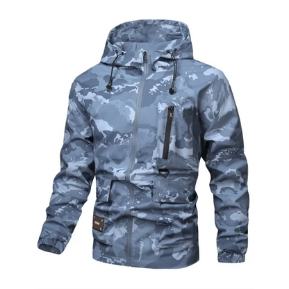 🦅 Veste camouflage pour homme : capuche, plus de poches et résistante aux intempéries – Parfaite pour l'extérieur et la ville !