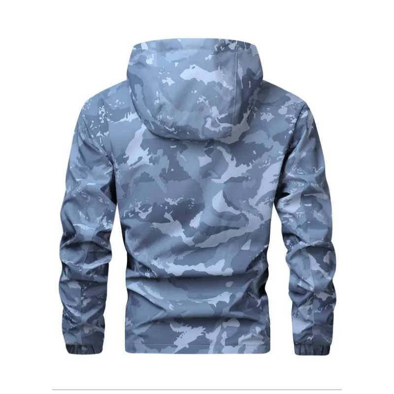 🦅 Veste camouflage pour homme : capuche, plus de poches et résistante aux intempéries – Parfaite pour l'extérieur et la ville !
