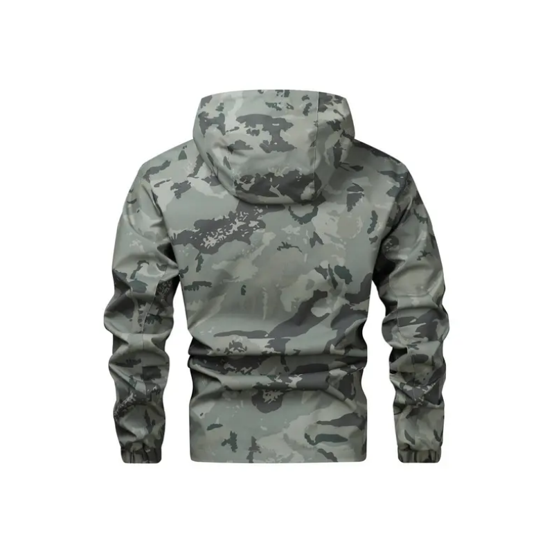 🦅 Veste camouflage pour homme : capuche, plus de poches et résistante aux intempéries – Parfaite pour l'extérieur et la ville !
