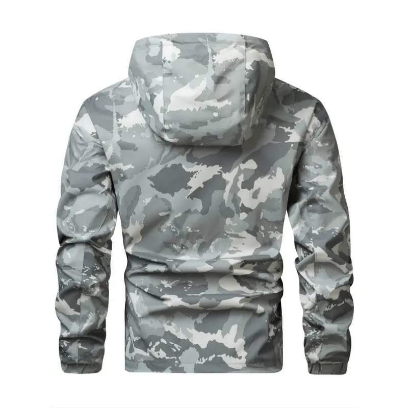🦅 Veste camouflage pour homme : capuche, plus de poches et résistante aux intempéries – Parfaite pour l'extérieur et la ville !