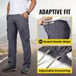 👖 50% OFF MAINTENANT ! 🏃 Pantalon Cargo Multi-Poches Homme - Tissu Respirant et Coupe Moderne pour Outdoor ou Urbain 🏙️📦
