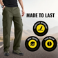 👖 50% OFF MAINTENANT ! 🏃 Pantalon Cargo Multi-Poches Homme - Tissu Respirant et Coupe Moderne pour Outdoor ou Urbain 🏙️📦
