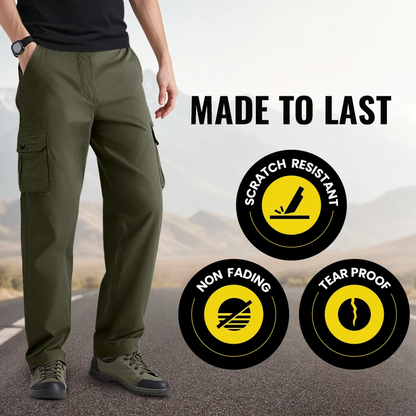 👖 50% OFF MAINTENANT ! 🏃 Pantalon Cargo Multi-Poches Homme - Tissu Respirant et Coupe Moderne pour Outdoor ou Urbain 🏙️📦