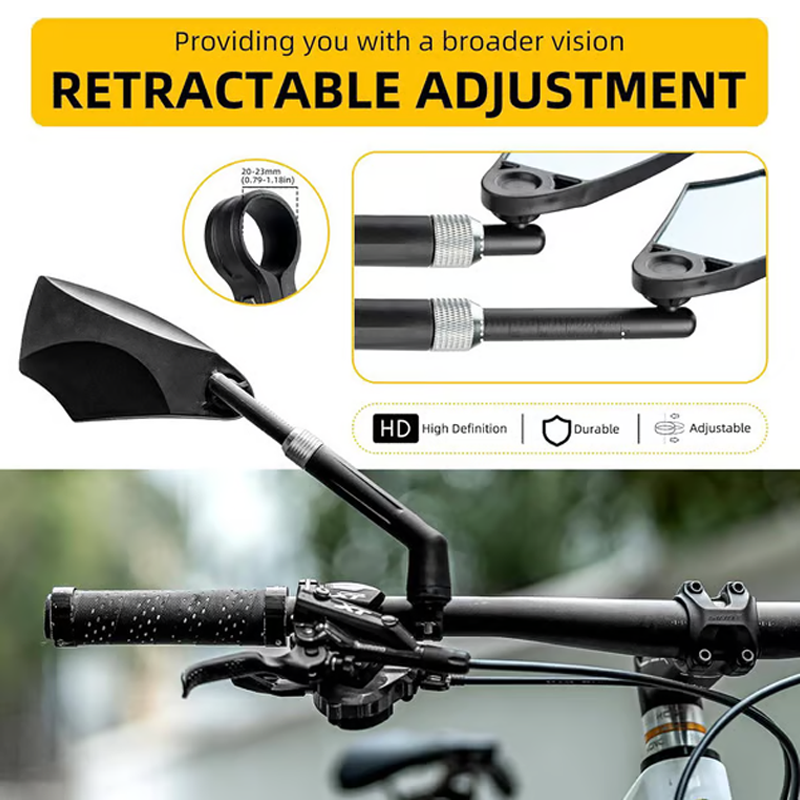 🔥50% DE RÉDUCTION – Rétroviseur de vélo réglable à 360°, 💪 pour guidon – ⏳ La vente se termine lorsque les stocks sont épuisés.