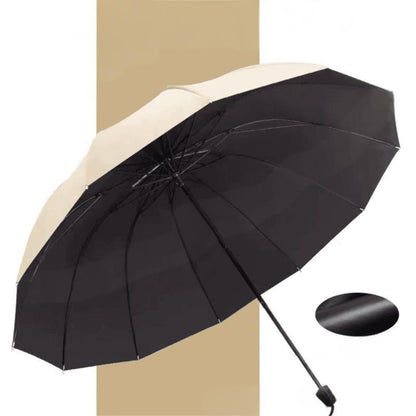 ☔ 50% OFF ! 🌬️ 12-Baleines Parapluie Grand - Résistant au Vent, Pliable et Léger 📦✨