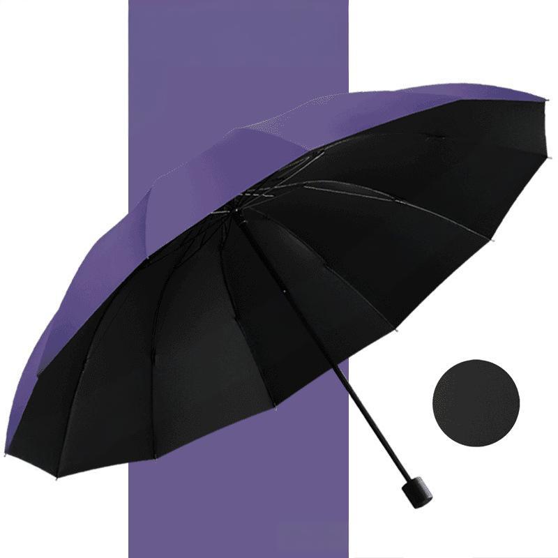 ☔ 50% OFF ! 🌬️ 12-Baleines Parapluie Grand - Résistant au Vent, Pliable et Léger 📦✨