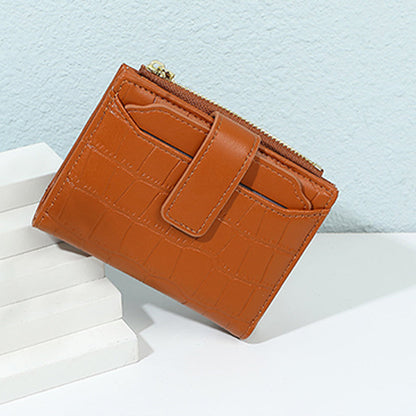 🔥2025 Hot Sale🔥Portefeuille compact uni pour femme