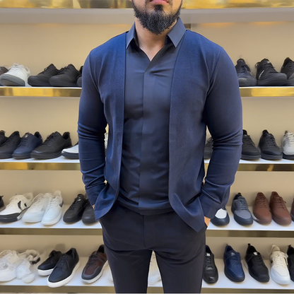 📢📢50 % de réduction！！！Chemise deux pièces pour homme - Confort & Élégance Inégalés