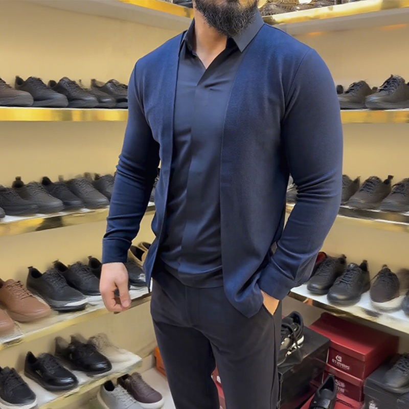 📢📢50 % de réduction！！！Chemise deux pièces pour homme - Confort & Élégance Inégalés