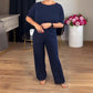 ⏳Especial por tiempo limitado⏰Elegante conjunto de 3 piezas que incluye cárdigan largo, top y pantalón💞