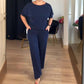 ⏳Especial por tiempo limitado⏰Elegante conjunto de 3 piezas que incluye cárdigan largo, top y pantalón💞