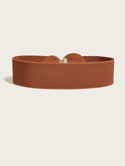 Vintage gouden gesp hoge elastische riem voor dames🎁
