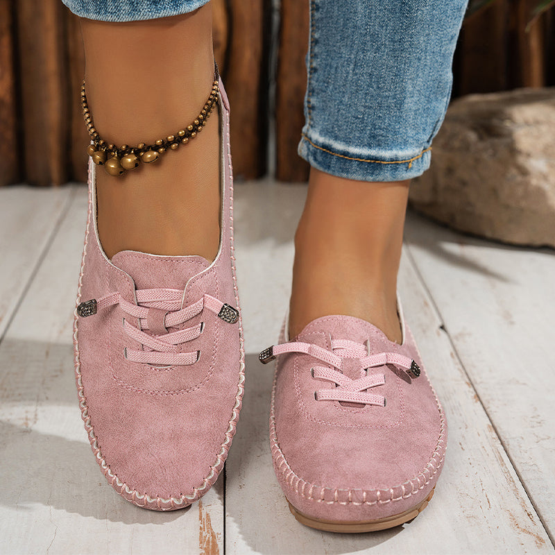 👟Dames Comfortabele Casual Loafers: Zacht PU-Leer + Antislip Zool – Perfect Voor Elke Outfit & Elke Dag!