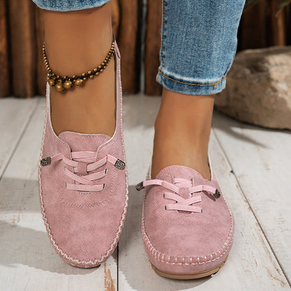 👟Dames Comfortabele Casual Loafers: Zacht PU-Leer + Antislip Zool – Perfect Voor Elke Outfit & Elke Dag!
