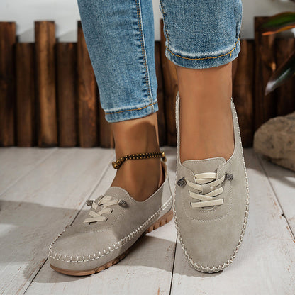 👟Dames Comfortabele Casual Loafers: Zacht PU-Leer + Antislip Zool – Perfect Voor Elke Outfit & Elke Dag!