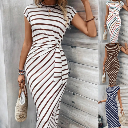 🥳2026 HOT SALE 50% OFF! 🥳💞50K+ VERKOCHT!🌸 Dames knoop bodycon jurk – luipaardprint, buik-verhullende knoop. Comfortabel & chic voor feestjes of date nights. Voel je prachtig. ✨🌹