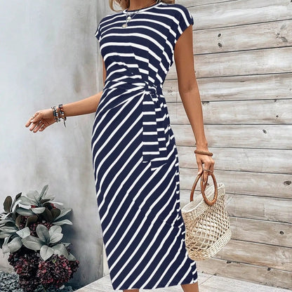 🥳2026 HOT SALE 50% OFF! 🥳💞50K+ VERKOCHT!🌸 Dames knoop bodycon jurk – luipaardprint, buik-verhullende knoop. Comfortabel & chic voor feestjes of date nights. Voel je prachtig. ✨🌹