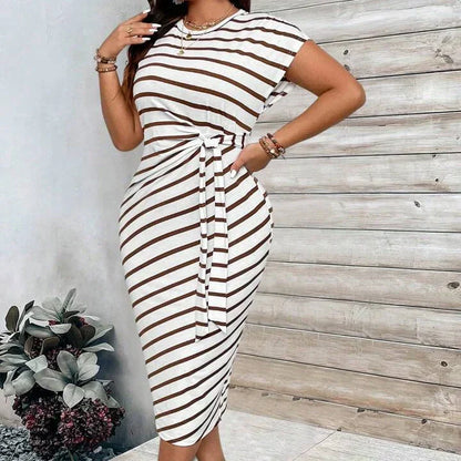 🥳2026 HOT SALE 50% OFF! 🥳💞50K+ VERKOCHT!🌸 Dames knoop bodycon jurk – luipaardprint, buik-verhullende knoop. Comfortabel & chic voor feestjes of date nights. Voel je prachtig. ✨🌹