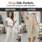 ⏰🔥 TIJDELIJK 50% KORTING! 👖 Lichtgewicht cropped broek voor dames met elastische taille (S-3XL) – Comfortabel, soepel vallend & perfect voor casual zomeroutfits ✨🌿