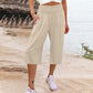 ⏰🔥 TIJDELIJK 50% KORTING! 👖 Lichtgewicht cropped broek voor dames met elastische taille (S-3XL) – Comfortabel, soepel vallend & perfect voor casual zomeroutfits ✨🌿