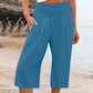 ⏰🔥 TIJDELIJK 50% KORTING! 👖 Lichtgewicht cropped broek voor dames met elastische taille (S-3XL) – Comfortabel, soepel vallend & perfect voor casual zomeroutfits ✨🌿