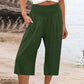⏰🔥 TIJDELIJK 50% KORTING! 👖 Lichtgewicht cropped broek voor dames met elastische taille (S-3XL) – Comfortabel, soepel vallend & perfect voor casual zomeroutfits ✨🌿