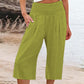 ⏰🔥 TIJDELIJK 50% KORTING! 👖 Lichtgewicht cropped broek voor dames met elastische taille (S-3XL) – Comfortabel, soepel vallend & perfect voor casual zomeroutfits ✨🌿