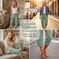 🎁2026 Nieuw binnen 50% KORTING💥👖🌿 Damesbroek van puur katoen en linnen met plooien, 9/10-lengte ✨📏